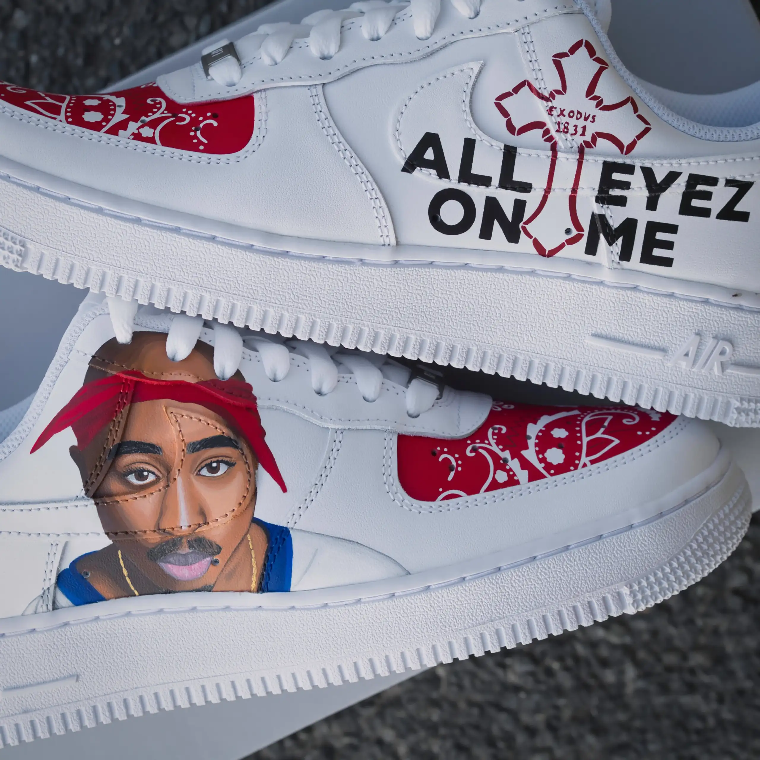 2Pac Custom Nike Air Force 1