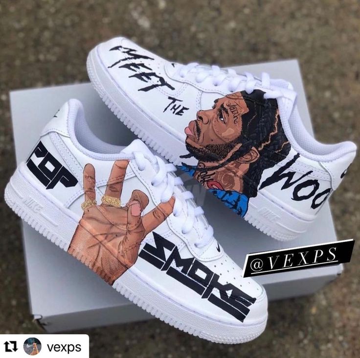 Pop Smoke Custom Nike Air Force 1